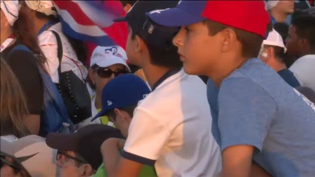 Baño de masas del Papa Francisco en Panamá