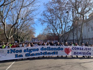 Miles de personas claman por la dignificación de la Sanidad