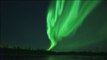 Las auroras boreales iluminan el cielo de la Laponia finlandesa
