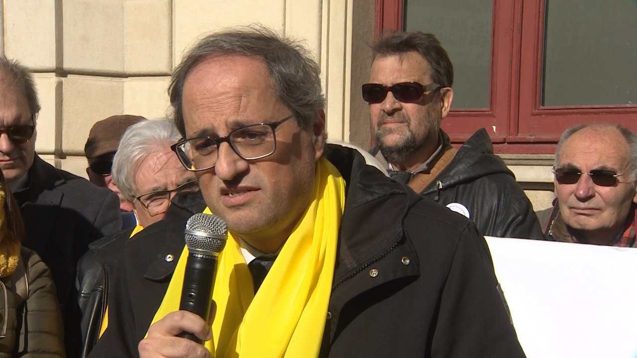 Torra pide unidad a los independentistas ante el juicio