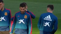 La selección española ya prepara sus dos próximos partidos