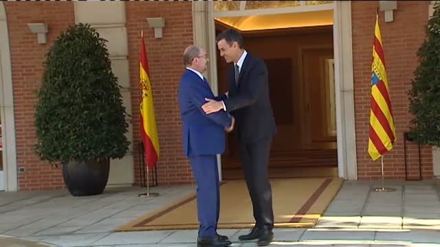 Lambán expone a Sáchez las principales reivindicaciones de Aragón