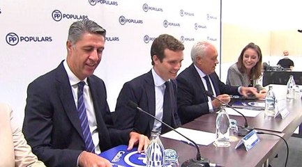 Casado y Albiol en la Junta Directiva del PP catalán