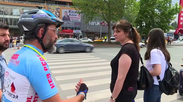 Lösemi hastaları için 10 bin kilometre pedal çevirecek - ANKARA