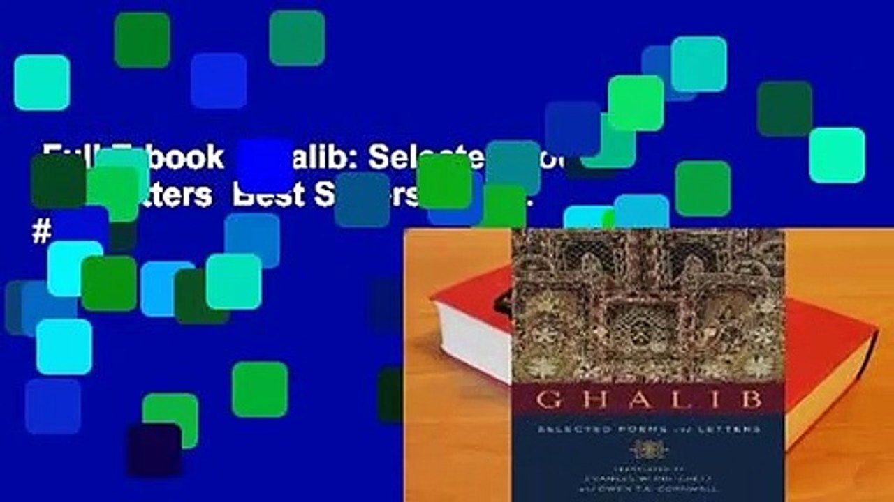 Full E Book Ghalib Selected Poems And Letters Best Sellers Rank 5 - 