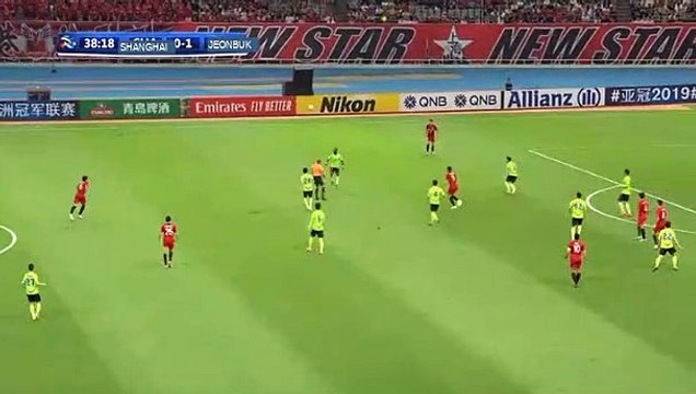 Shanghai SIPG (Chn) 1 -1 Jeonbuk (Kor) 19/06/2019 Wang Shenchao (Yu Hai), Shanghai SIPG Super Amazing Goal 39 ' HD Full Screen ASIA: AFC Champions League - Play Offs - 1/8-finals .