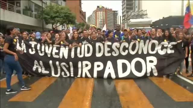 Numerosas manifestaciones en Venezuela convocadas por la oposición a Nicolás Maduro