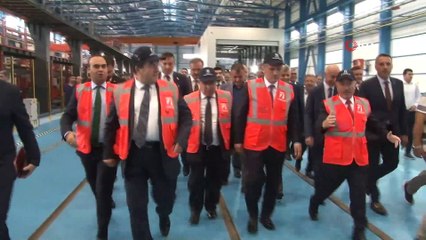 TÜVASAŞ Demiryolu Araçları Alüminyum Gövde Üretim Fabrikası açıldı