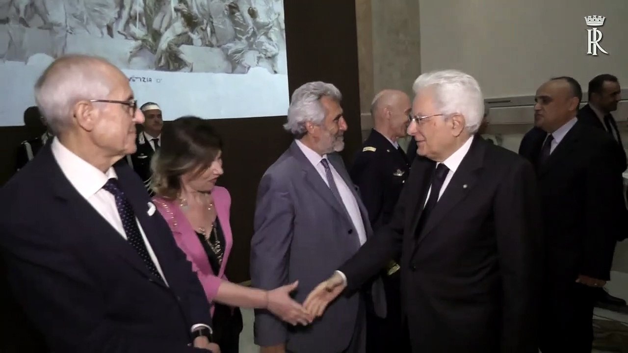 Roma - Mattarella visita il Complesso Monumentale del Vittoriano (19.06.19)