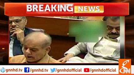 Rana Sanaullah sleeping during Shahbaz Sharif speech