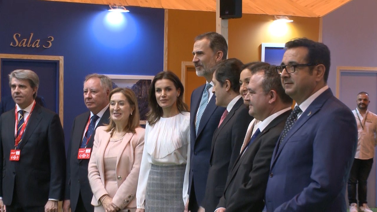 Los Reyes inauguran 'Fitur 2019'