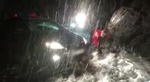 Policía Foral atiende vehículo atrapado en nieve en Navarra