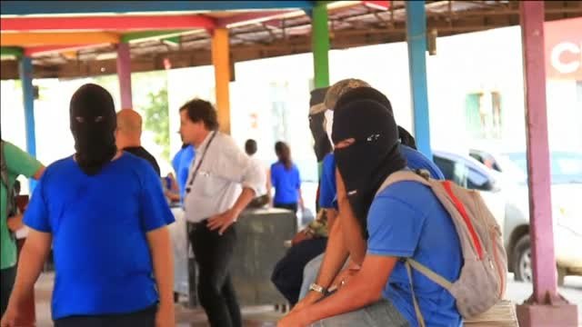 Los opositores se esconden en el distrito de Masaya tomado ayer por la policía y las fuerzas sandinistas