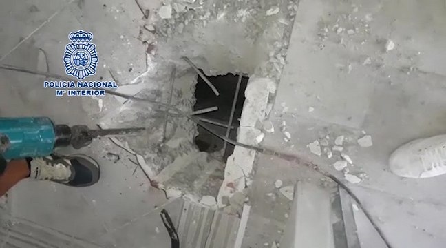 Detenidos con 7.600 kilos de hachís ocultos en zulos hidráulicos