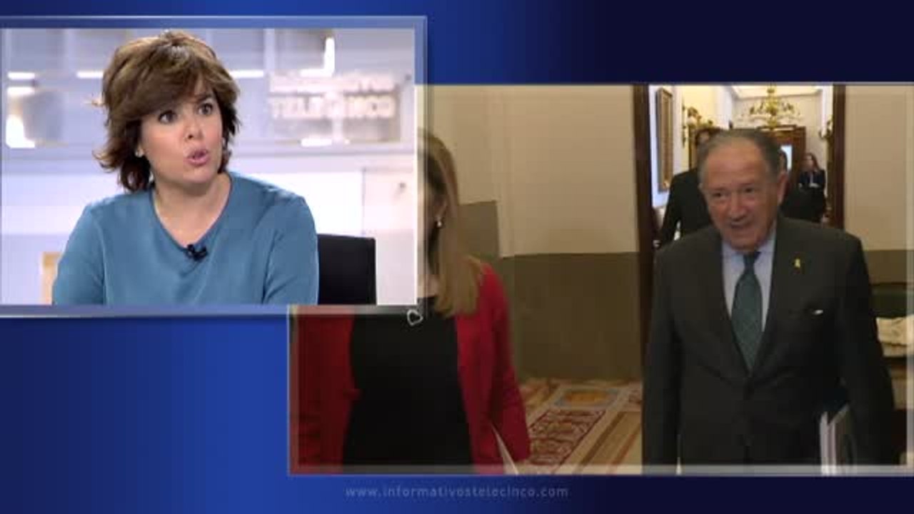 Sáenz de Santamaría sobre Corinna: "Uno de los objetivos del populismo de Podemos y los independentistas es el debilitamiento institucional de España"