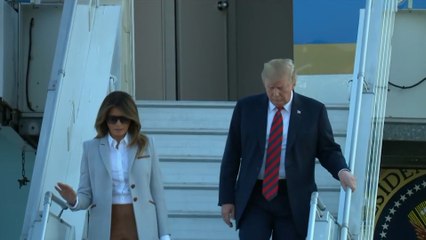 Trump llega a Helsinki para reunirse con Putin