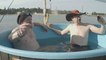 Watch: Finnish inventor takes to high seas in floating hot tub