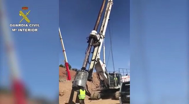 Continúan los trabajos en el túnel vertical para rescatar a Julen