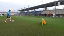 El Real Madrid continúa preparando su duelo copero ante el Girona