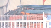 Incendio en una nave industrial en Manises