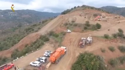 La vertiginosa transformación del Cerro de la Corona para llegar hasta Julen