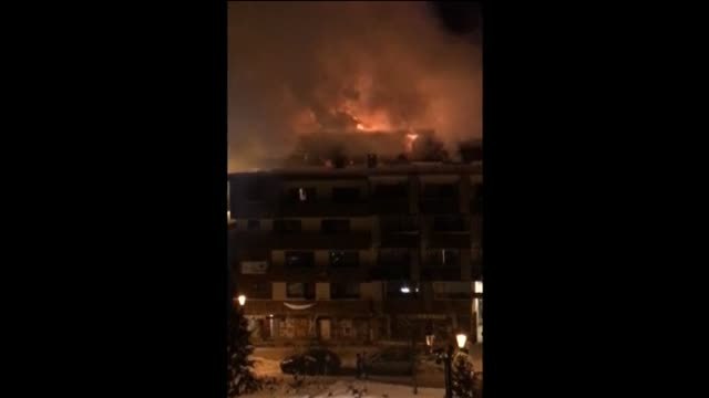 Dos muertos en el incendio de una estación de esquí en los Alpes franceses