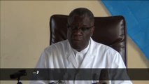 Mukwege celebra el premio Nobel de la Paz con sus pacientes en el hospital de Bukavu