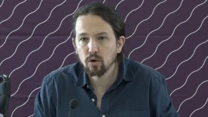 Download Video: Iglesias confía en acuerdo de Presupuestos con el Gobierno