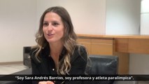 Sara Andrés Barrio es profesora y atleta paralímpica