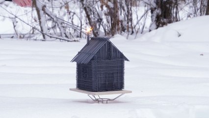 How to Build House From Sparklers Without Glue