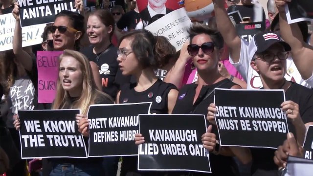 Más de 300 detenidos durante una manifestación contra Kavanaugh