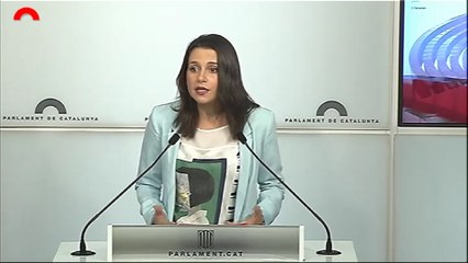 Cs enmarca la situación del Parlament en una "semana negra para Cataluña"