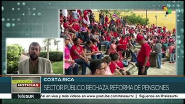 Siguen protestas contra políticas gubernamentales en Costa Rica