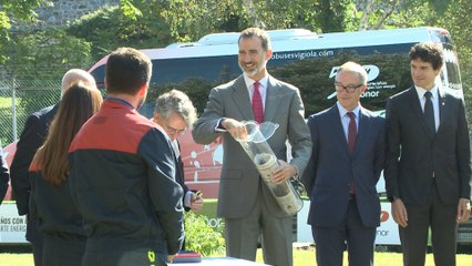 Felipe VI preside el 50 aniversario de la empresa Petronor