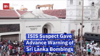 Sri Lanka Officials Knew Of Bombing Plot In Advance