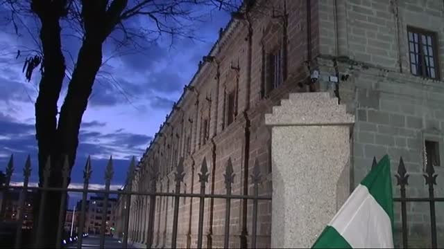 Concentración del SAT a las puertas del Parlamento andaluz