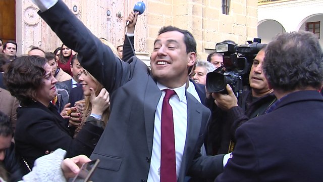 Moreno, nuevo presidente de Andalucía con los votos de Cs y Vox