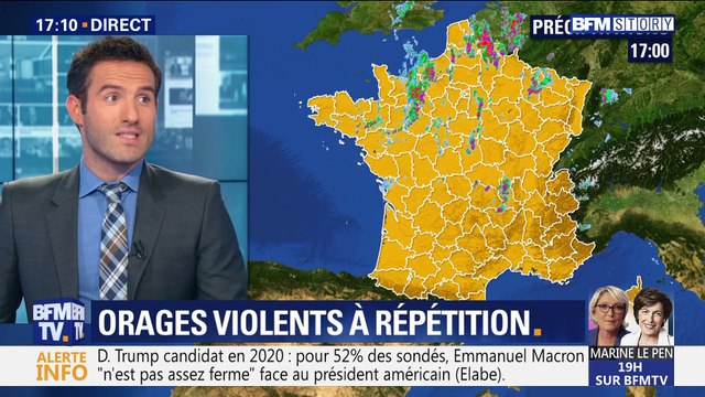 Orages violents à répétition