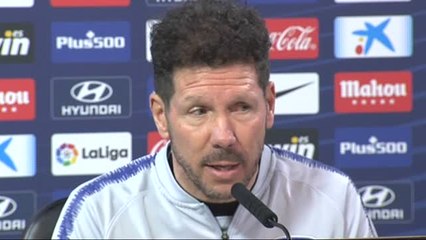 Simeone: "De mí no depende el mercado, depende la realidad y esa es el Girona"
