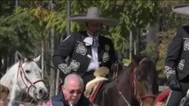 La Policía Charra vuelve a patrullar a caballo las calles de Ciudad de México