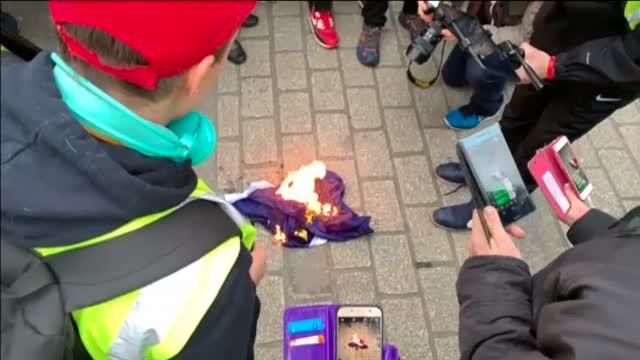 Los 'chalecos amarillos' llegan a Londres