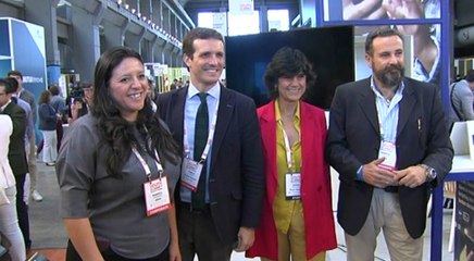 Casado visita el South Summit