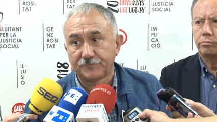 UGT sobre amenaza de Torra: "Valorar estas bravuconadas es más gasolina"