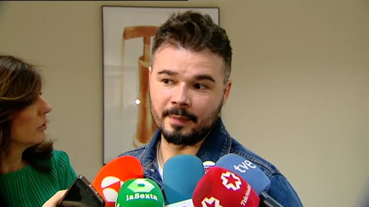 Rufián, a Torra: "Los ultimátums los carga el diablo. Y el diablo viste de Ciudadanos"