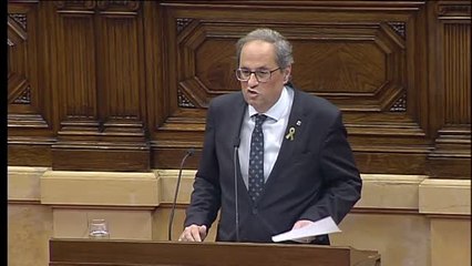 Torra retirará su apoyo a Sánchez si no convoca un referéndum