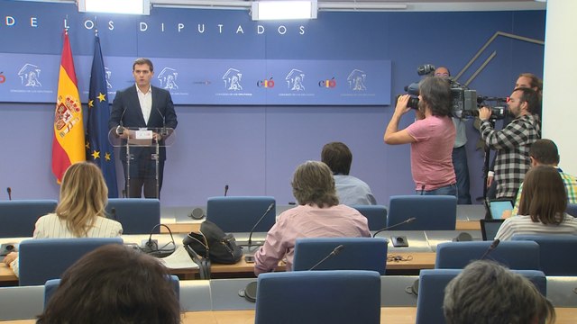 Rueda de prensa de Albert Rivera
