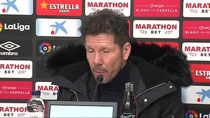 Simeone: "Hasta el 31 de enero siempre pueden pasar cosas"