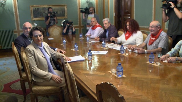 La ministra de Trabajo, Magdalena Valerio, en Bilbao