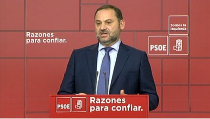 Ábalos valora jornada de aniversario 1-O de un actitud "asumible"