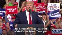 President Trump Officially Announces Re-election Campaign During Orlando Rally